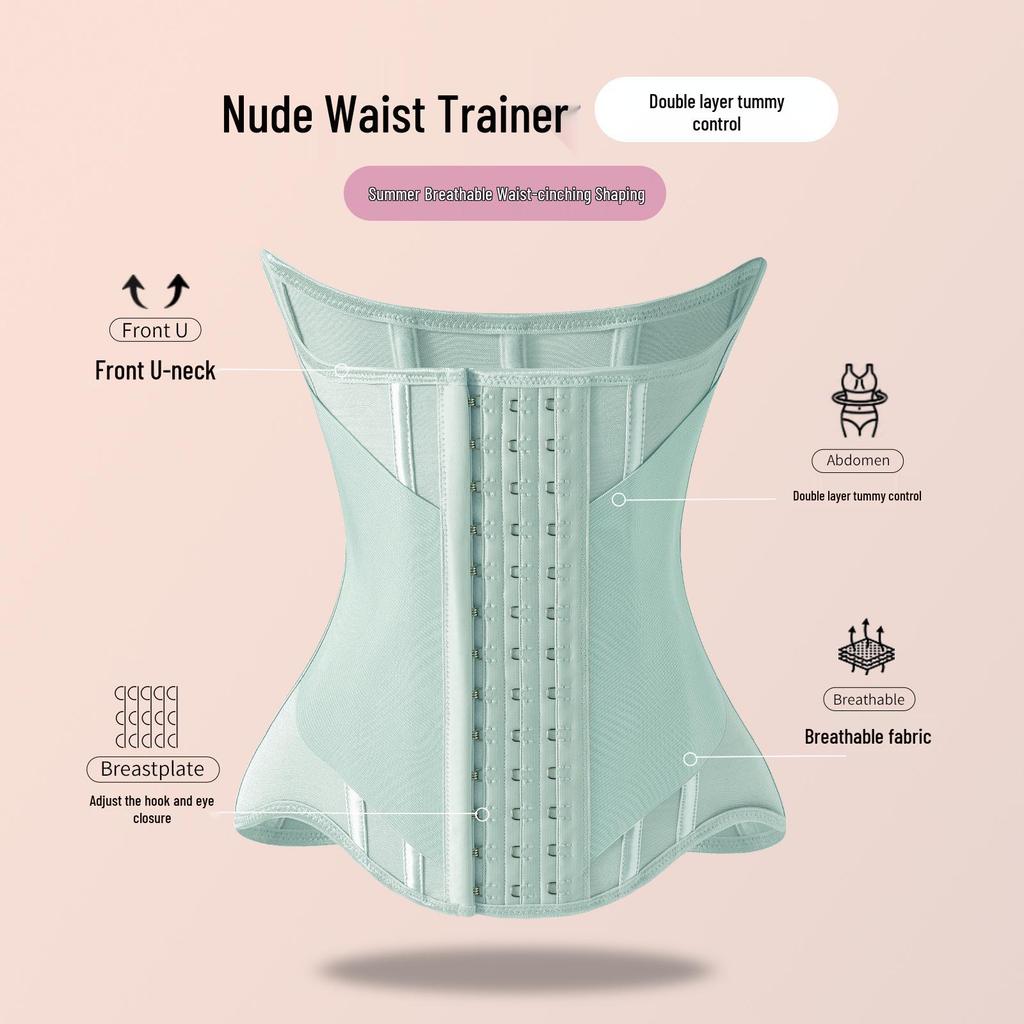 "Cintura Fitness Addominale Vita Sottile per Donne - Supporto Toracico a Forma di U"