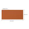 Office Desk Mat Protector Waterproof PU Leather Mouse Pad Writing Mat Simple Solid Color Desktop Keyboard Desk Pad PC Accessory