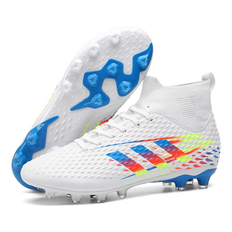 New high-top football shoes youth artificial turf long broken nails professional football shoes