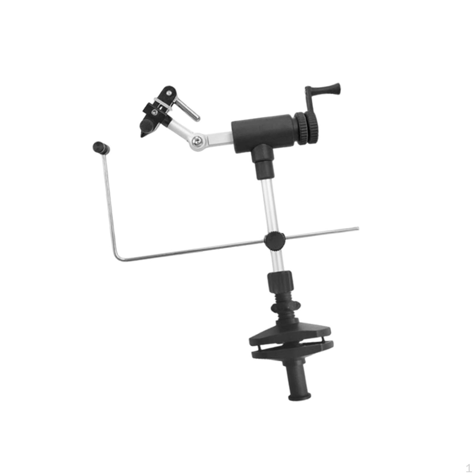 

Rotary Fly Tying Vise Metal Tool for Fishing Enthusiasts,Sturdy,Professional,Portable,with