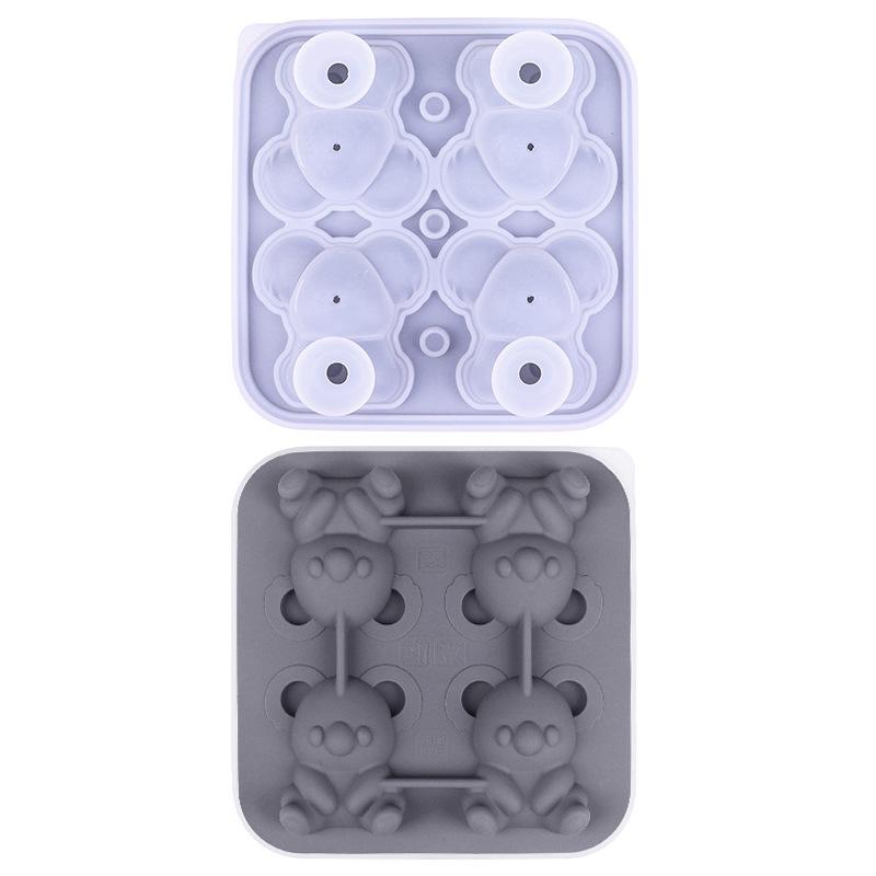 

Милая форма для льда в виде коалы, форма для льда в форме коалы, силиконовая форма для льда, забавные формы, позволяет сделать 4 больших ледяных шара в виде коалы серый