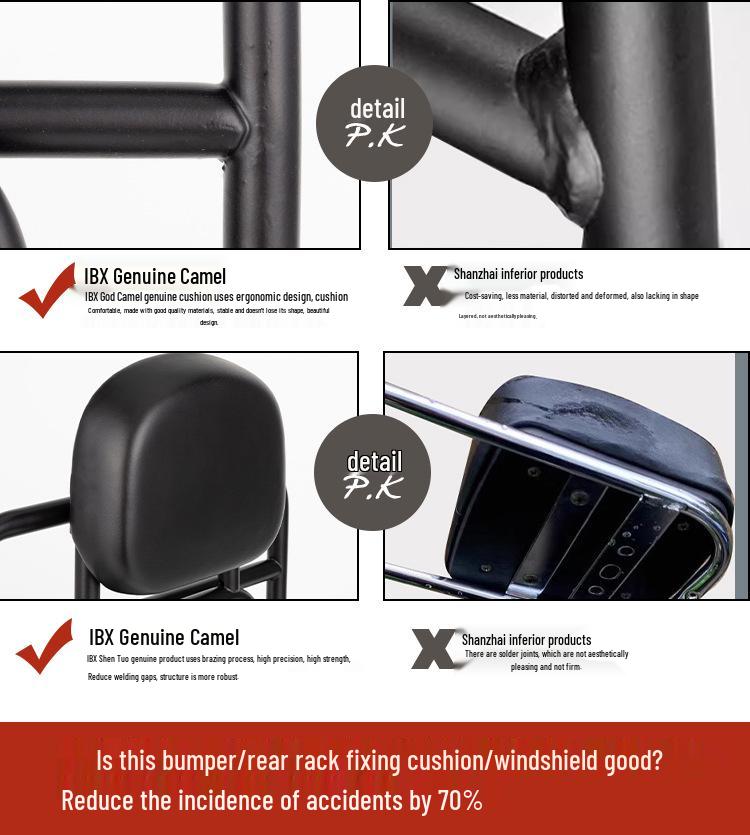 Kaiwei MBPFeelink C150 Mate Motorcycle Front & Rear Backrest Luggage Rack