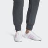 Adidas Neo Coneo Qt Synthetic Leather Durable Low-Top Skate Shoes Women Sneakers White Pink DB0132