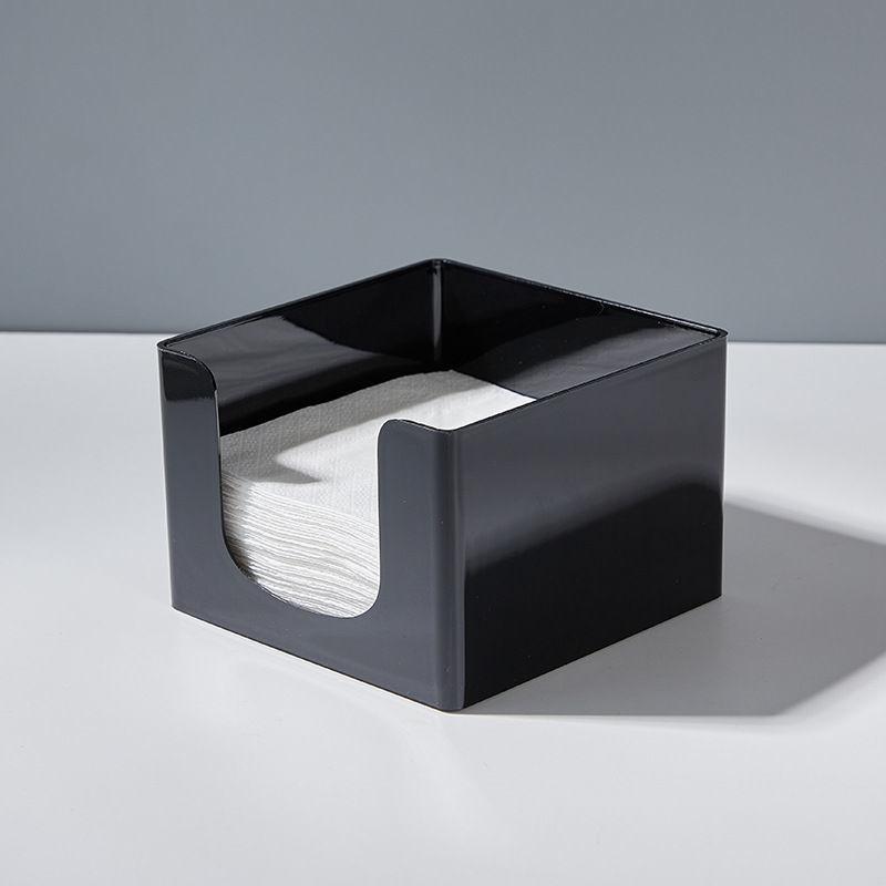 Quadratische Minimalistische Taschentuch-Aufbewahrungsbox, Acryl-Taschentuch-Aufbewahrungswerkzeug für Zuhause Wohnzimmer