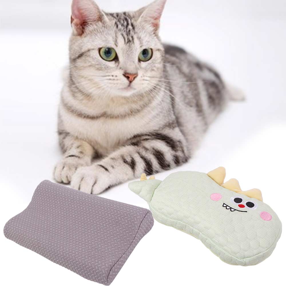 Soft Dog Neck Support Pillow Cute Dog Bed Pillow Cat Sleep Mat Pet Calming Toy  For Kitten Puppy
