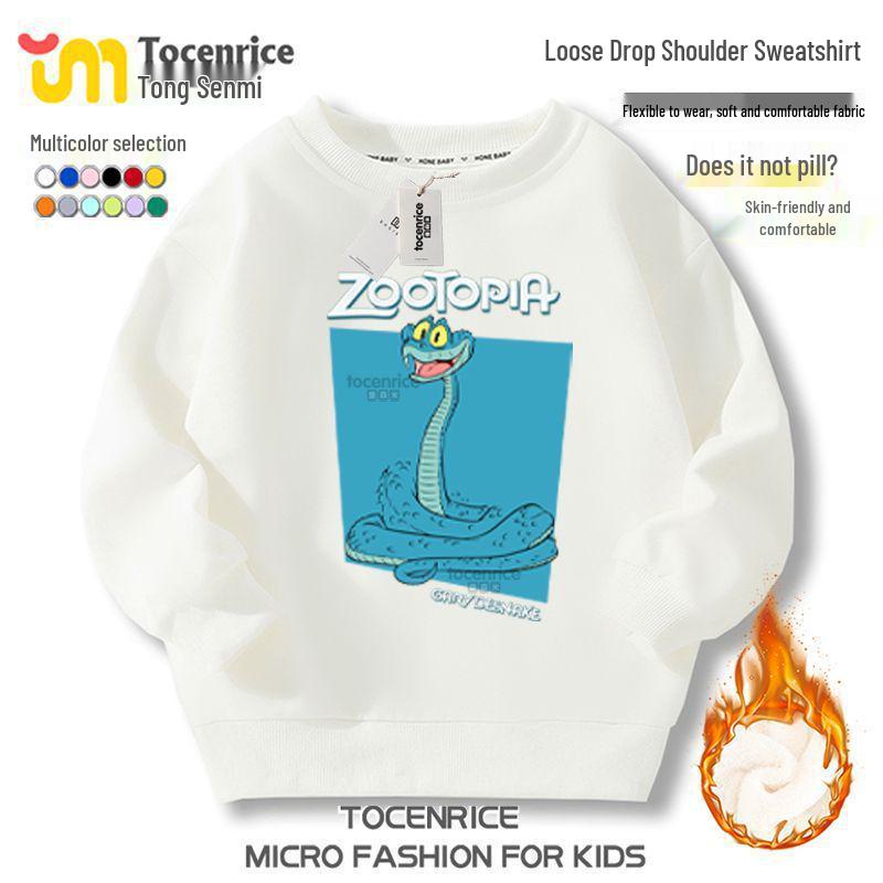 Zootopia 2 Fleece-Kapuzenpullover – Charakterkollektion für lässige Kinderkleidung