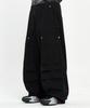 SCALLYWAG Washed Fatigue Front Cargo Pants [Black]