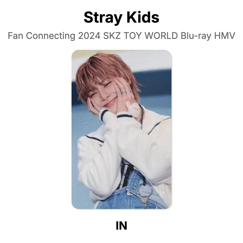 Stray Kids Fan Connecting 2024 SKZ TOY WORLD Blu-ray HMV Official Photocard