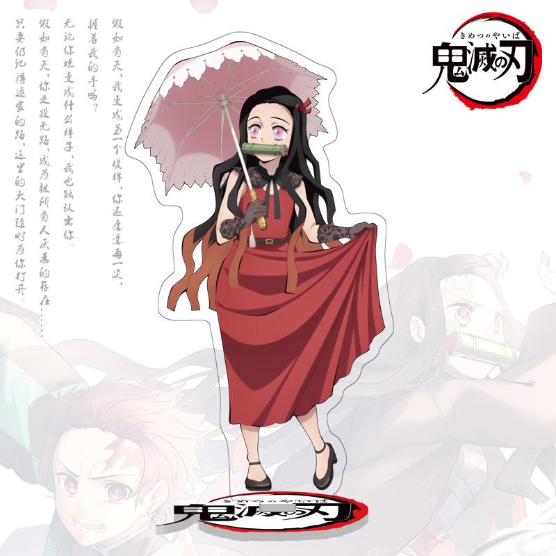 High Quality Anime Demon Slayer Kimetsu no Yaiba 1 40 Large Acrylic Stand Figure Display Statue Kamado Tanjiro Nezuko Merchandise