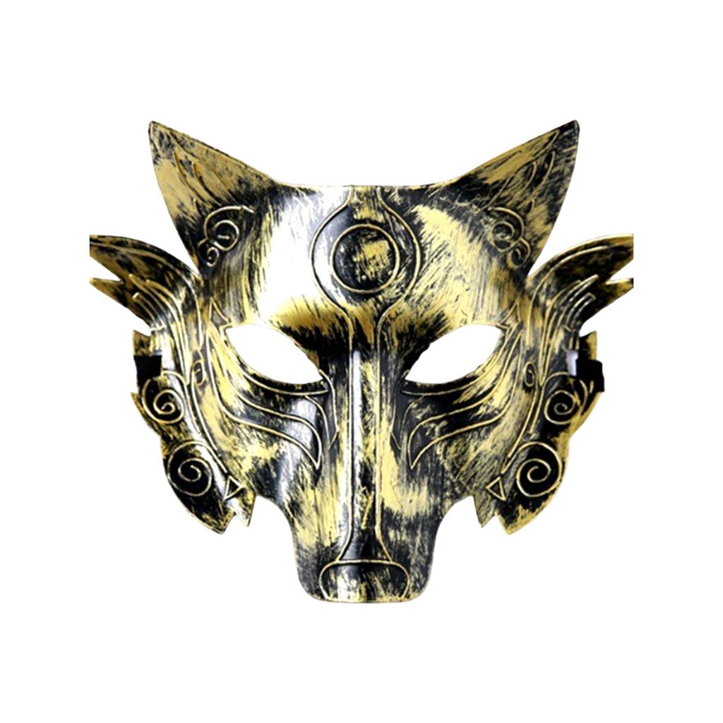 Karnival Retro Vintage Premium Mask  Halloween Party Mask  Herrars Antik Romersk Mask