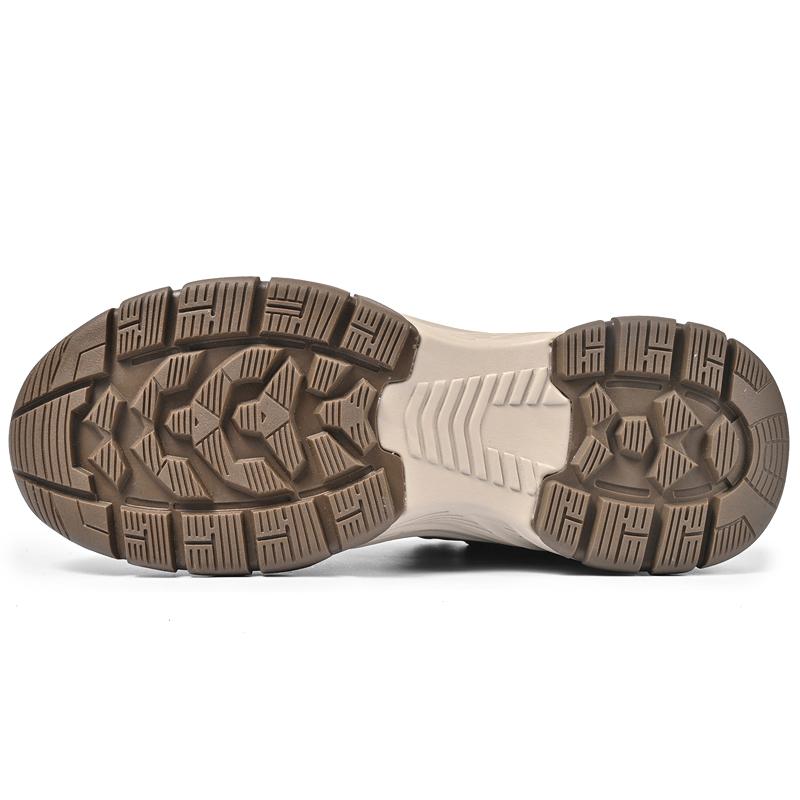 Comfortable Men's Hiking Shoes Casual Sneakers Daily Walking Travel Shoes Fashionable Treking Footwear Lightweight Mesh Shoes