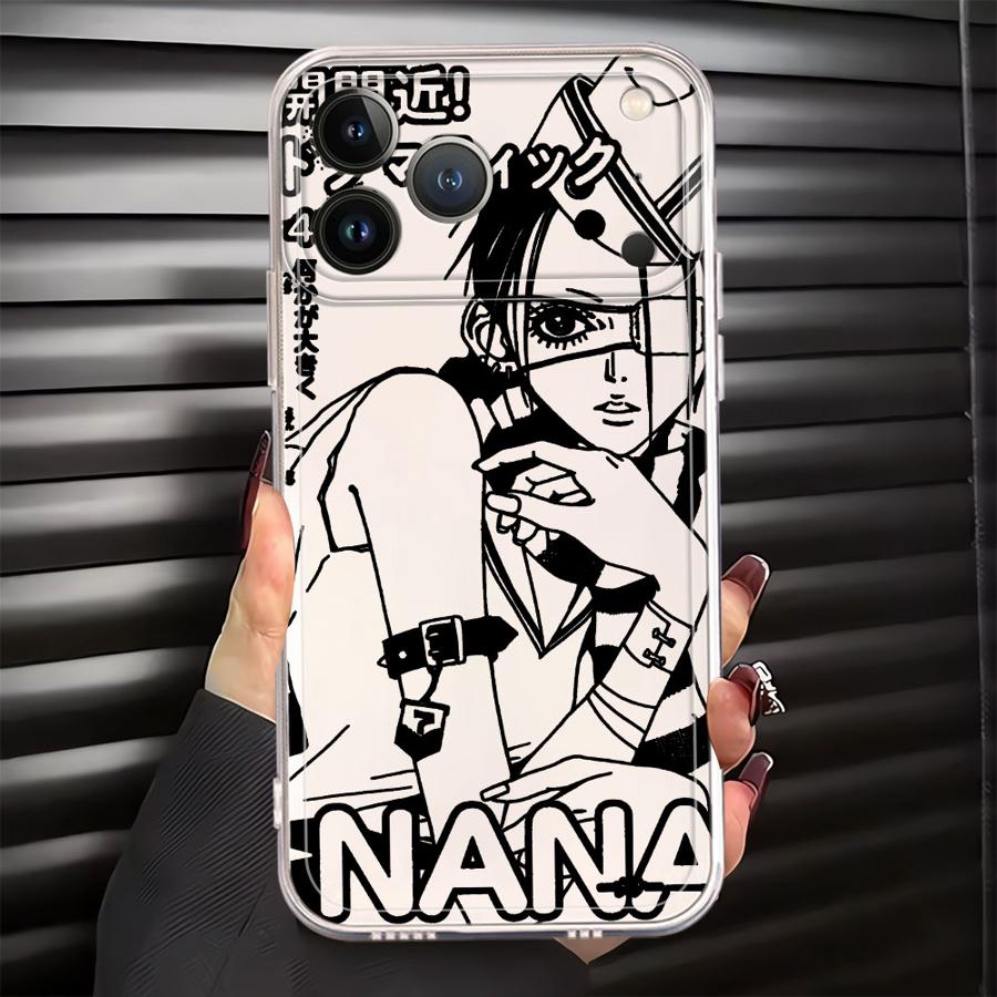 

Чехол Oosaki And Komatsu Na-Na для iPhone 17 Pro Max 12 Mini XS Max 13 Pro 15 14 Plus Air 7 8 11 XR 16 Мягкий чехол для телефона iPhone X