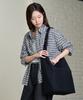 Hyoji Canvas Shoulder Crossbody Bag (Black)