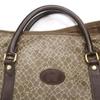 Nina Ricci Overall Handle Boston Bag Brown Key Charm with Pouch Women Used