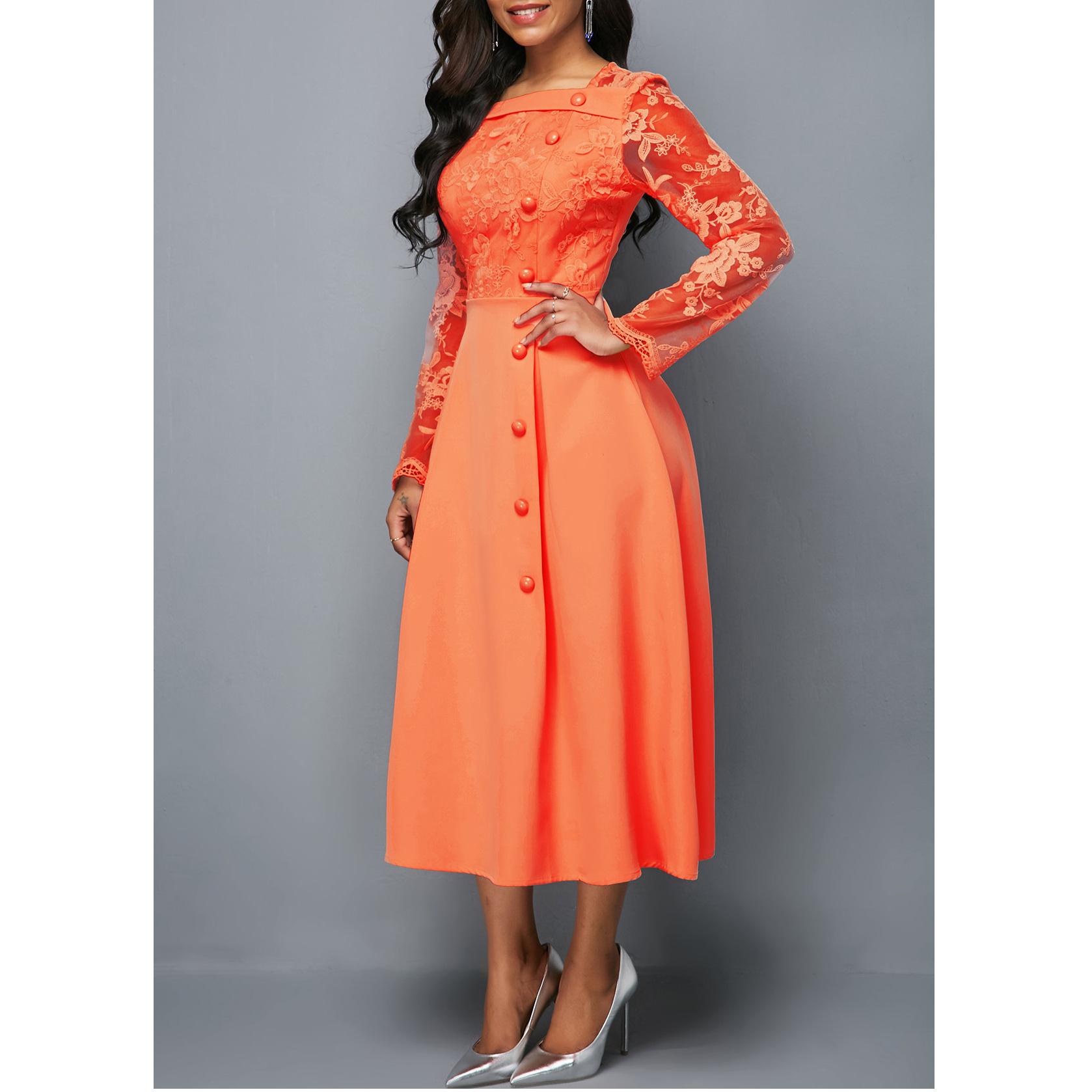 Женское элегантное кружевное шитье на одно плечо — фото 6