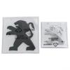 OQUP8 ABS 3D Löwenemblem Fronthaube Heckklappe Abzeichen für Peugeot 2008 3008 2021 2022 2023 Autoaufkleber Decals Styling Zubehör