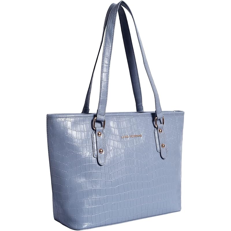 Lino Perros Peach Coloured Croco Shoulder Bag персиковый