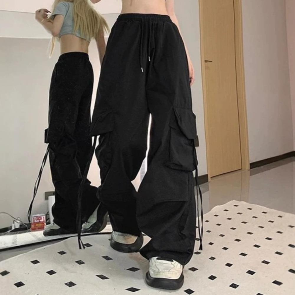 2026 Workwear Casual Pants - Women's Loose Street Dance Hip-Hop Trendy Wide Legged Long Pants