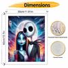 Disney Nightmare Before Christmas Oil Painting Kit Home Bedroom Wall Decor Handmade Gift Art Crafts Lovers Couple Romantic Galaxy Design