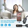 2 In 1 Bluetooth 5.4 Transmitter Receiver Wireless Bluetooth With 3.5mm AUX Audio Adapter Stereo For TV PC Earphone Car Aircraft