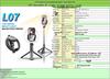 Bluetooth Selfie Stick with LED Ring Light & Tripod for Mobile Phone Live Streaming