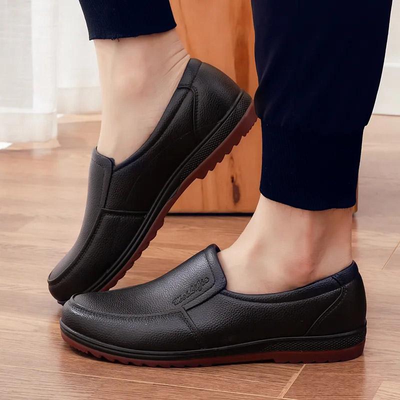 Plastic Beef Tendon Bottom Rain Boots Men's Low-top Short Tube Non-slip Shoes Fishing Site Waterproof Shoes and Boots Kitchen Work Shoes