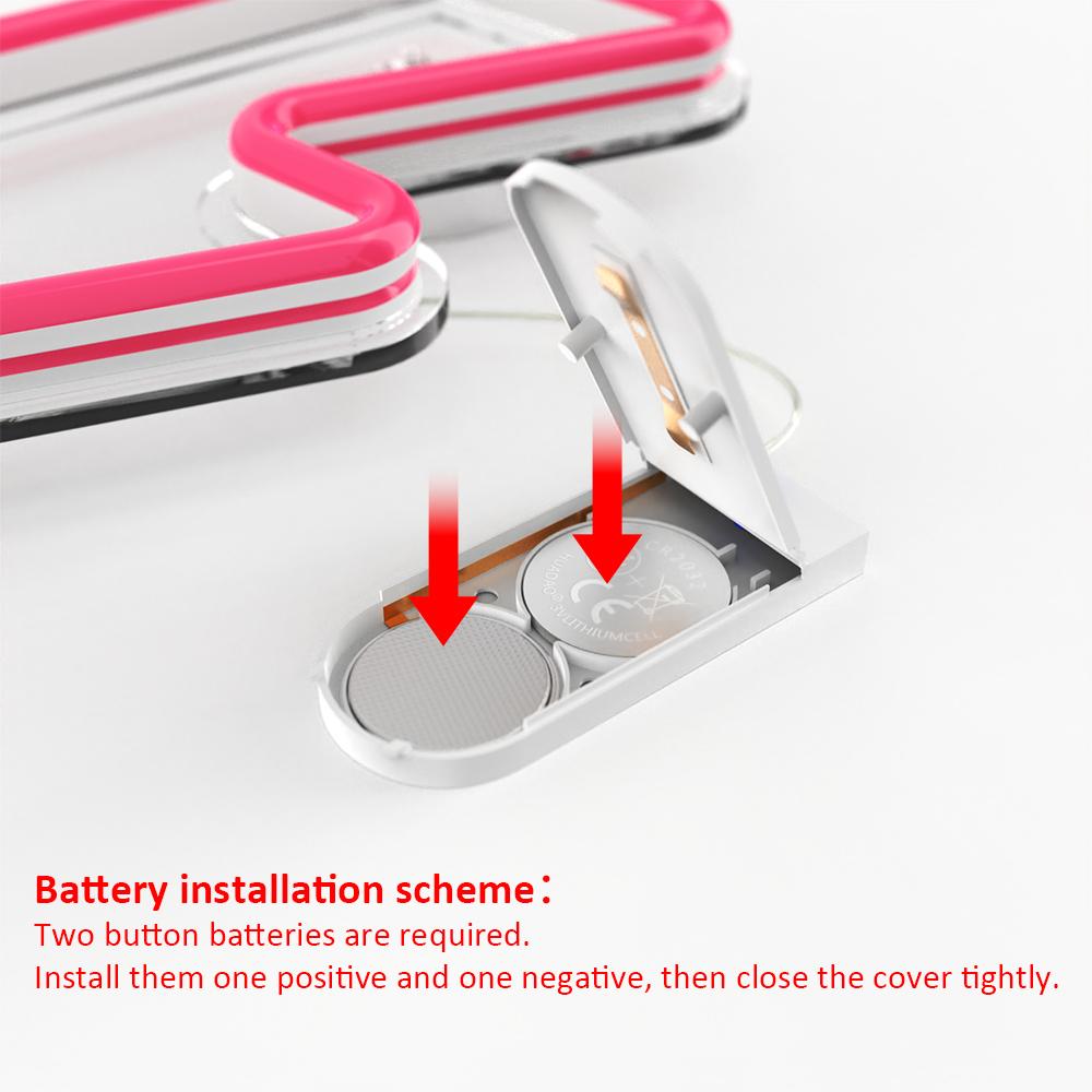 Car LED Atmosphere Creative Lightning-shaped Festival Home Atmosphere Lamp, Stylish Neon-style Design, Multicolor Light Decor