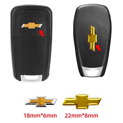 JQRST1 Metal Car Key Badge Emblem Replacement Car Key Sticker for Silverado Impala Malibu Equinox Cruze Camaro Blazer Aveo