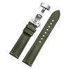 Waterproof Sailcloth Watch Band Butterfly Buckle Sailcloth Strap Quick Release 18/19/20/21/22mm Durable Nylon Bracelet Wristbelt