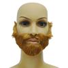 Dress Up Fake Beard Makeup Flannel Beard Fake Beard Costume Realistic Halloween Beard Fake Mustaches Cosplay Dress up Brown