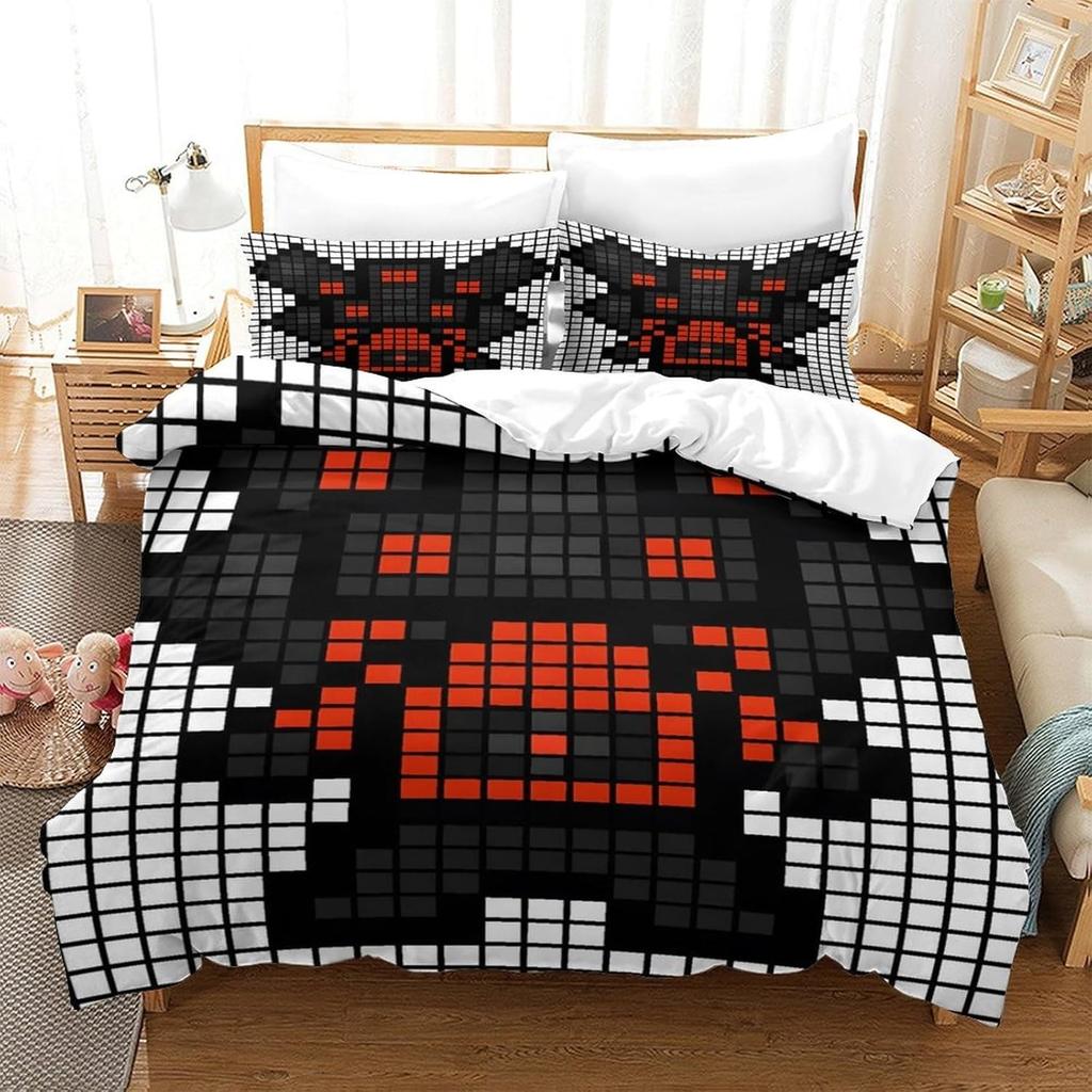 Skibidi Toilet Cartoon Bedding Sets Exquisite Bed Supplies Set Duvet Cover Bed Comforter Set Bedding Set Children Birthday Gift