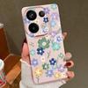 Cartoon Flower Pattern Silicone Soft Case for Xiaomi 13t Poco X6 M6 Pro Redmi Note 14 13 12 11 10 Pro Shockproof Leather Plain Color Slim Cover