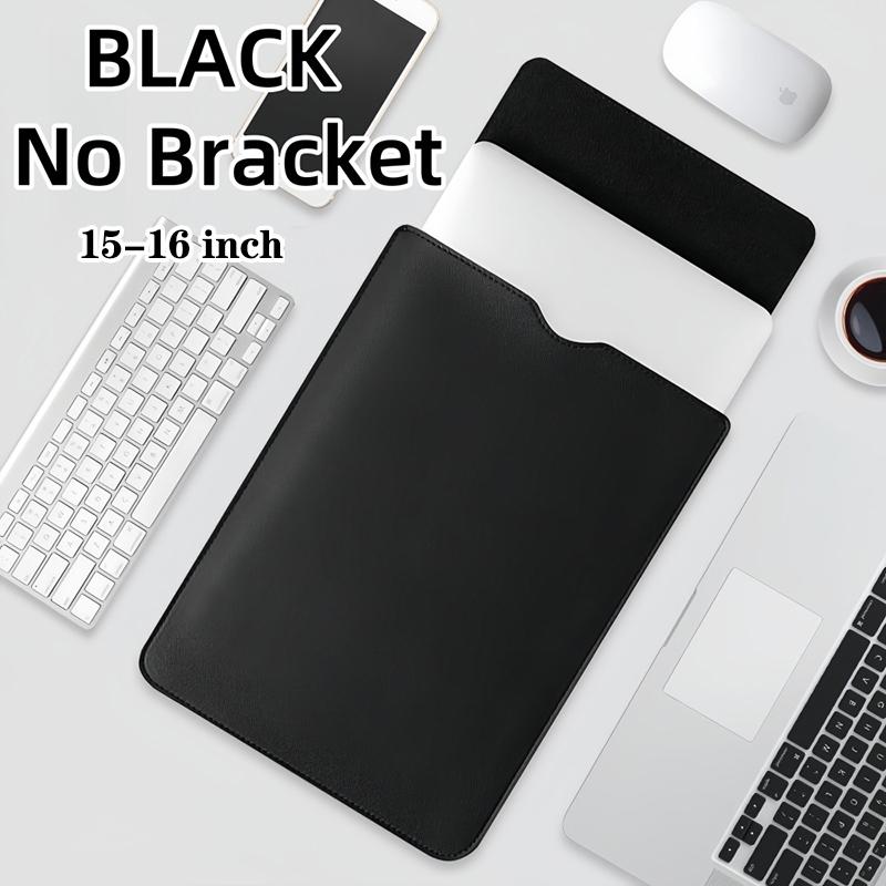 Multipurpose Laptop Sleeve 13/14/15/16 Inch With Bracket Waterproof Laptop Bag Laptop Case Macbook Sleeve Air Pro PU Leather