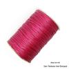 15m 1mm Korean Waxed Cord Faux Leather for DIY Bracelets & Necklaces