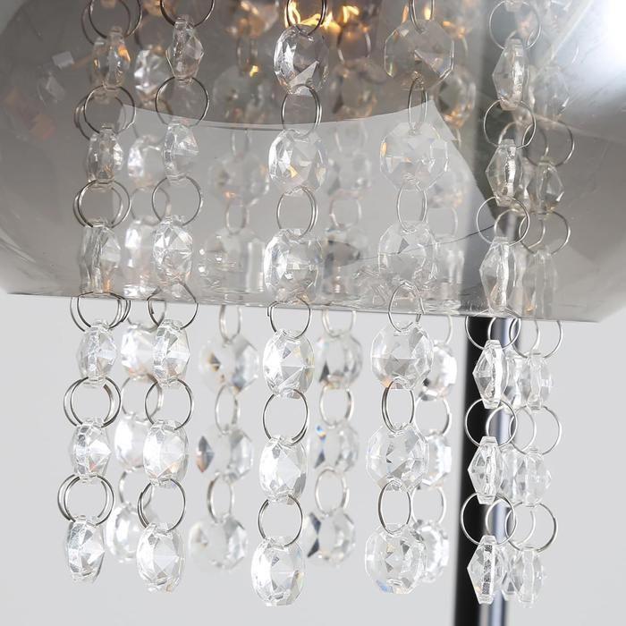 Floor Lamp - NETTLIFE - Modern Smoky Grey - E27 - Metal - Foot Switch