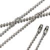 10pcs Stainless Steel Ball Beading Chains 8-20cm Connector for Key Chain/Dolls/Label DIY Bracelet Jewelry Making Accessorise