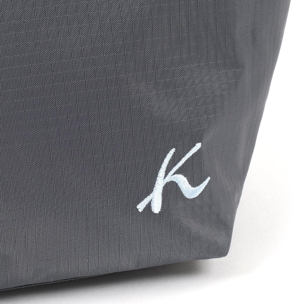 Slightly Polyester Fabric Handbag Blue 80251 [Kitamura] Water-repellent 2-way R-0768 Women's Gray/Saxe