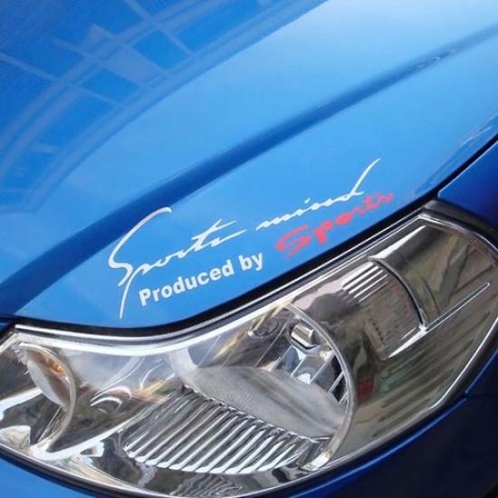 1pc Racing Car Auto SUV Sports Decal Sticker Reflective Vinyl Graphic Sticker