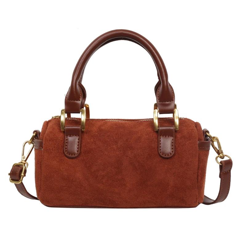 Solid casual crossbody bags for women interior zipper pocket dumpling type bags interior compartment