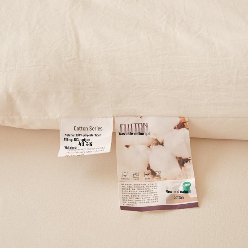 Embroidered Warm Polyester Fiber Quilt