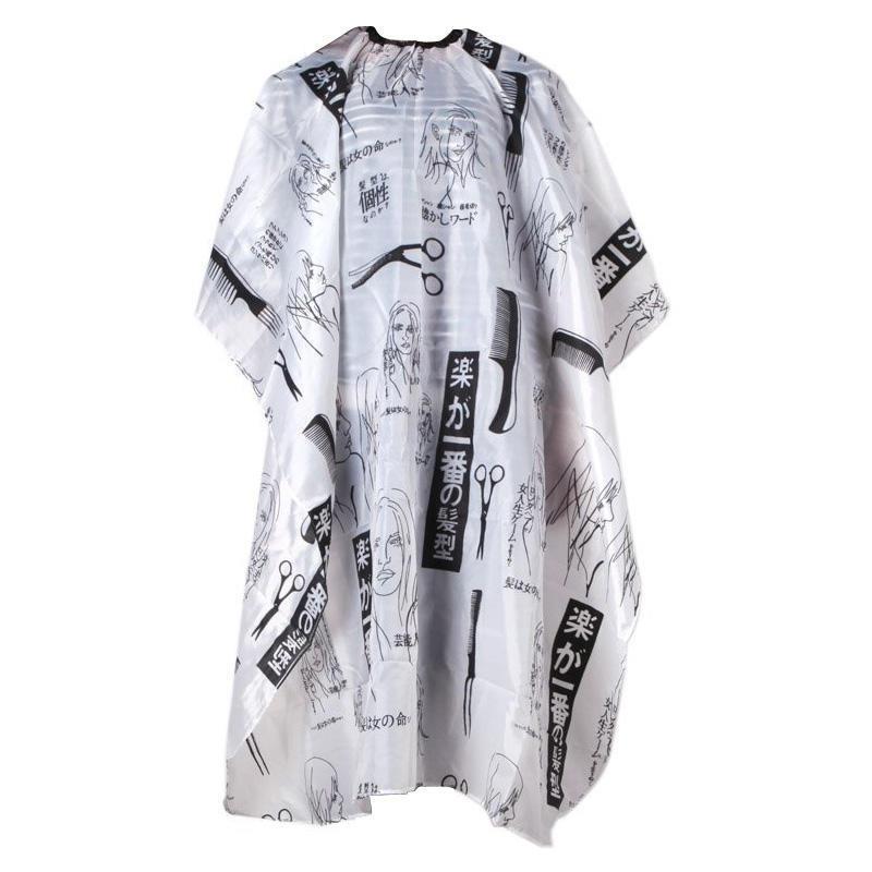 Buy Hair Salon Shawl Barber Robe Hair Apron Hair Products Black and ...