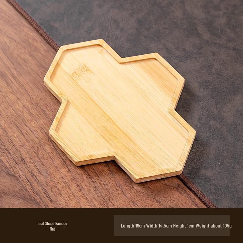 Bamboo Coaster & Decorative Tea Cup Tray