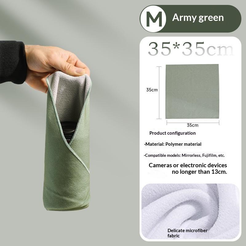 Magisches selbstklebendes Kamera-Wickeltuch mit weichem, fusselfreiem Futter, doppelt verwendbar für Fotografen, Außenaufnahmen, tägliche Aufbewahrung