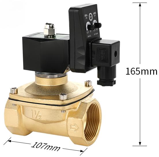 220VAC 24VDC Brass Valve with Automatic Switch of Electronic Drain Valve for Air Compressor