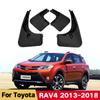 Car Fender  Mud Flaps For Toyota RAV4 2013-2018 XA40 Splash Guards MudFlaps Front Rear Mudguards Auto Accessories