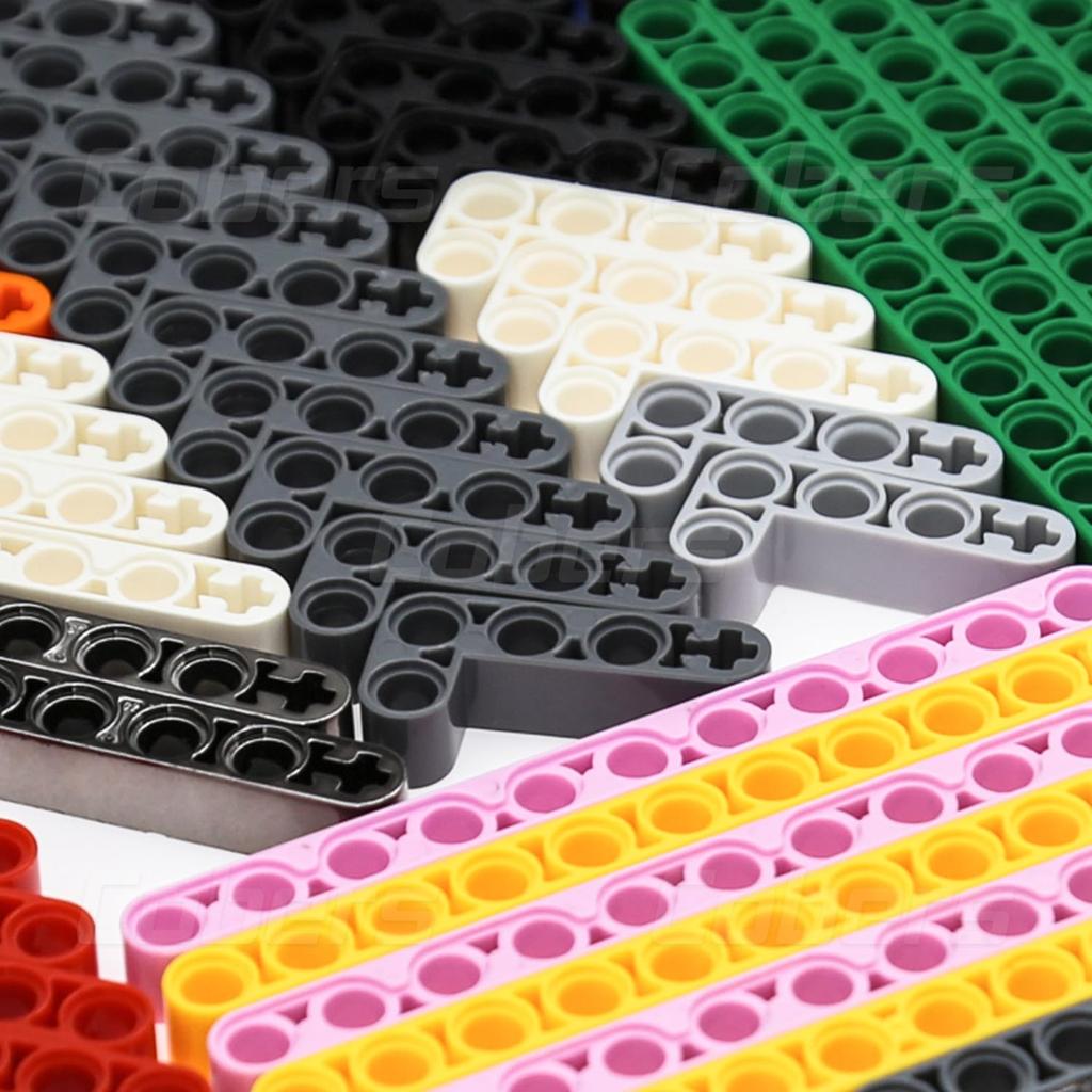 580 Technic parts, including axles, pins, beams, arms, panels, frames, compatible with major brand building block cars and motors