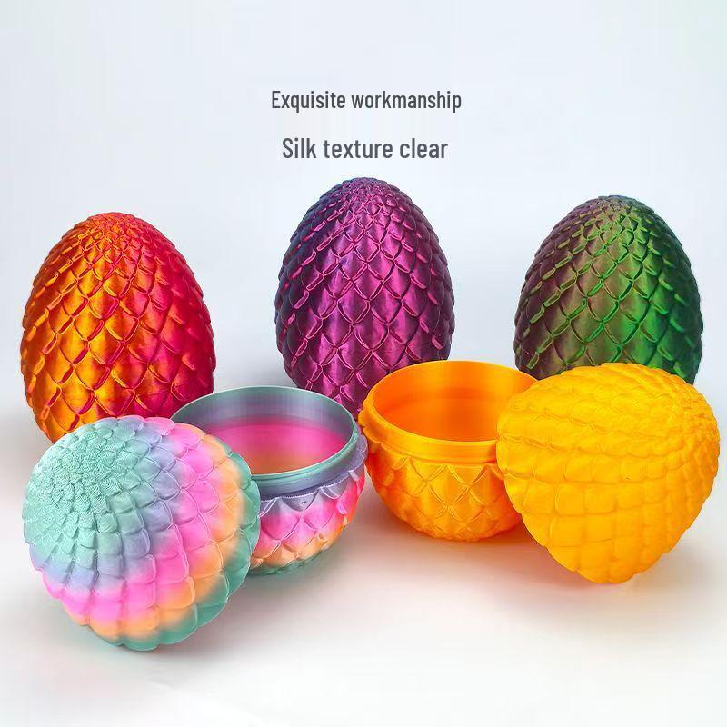 Zestaw zabawek - Jajko Smoka Chińskiego 3D - Figurka Smoka z Ruchomymi Elementami Prezent