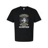 Scorpio Zodiac Unisex Graphic T Shirt With Emblem And Motivational Slogan Design