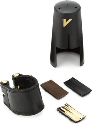 Vandoren Altsaxophon-Blattschraube aus Leder mit Kunststoffkappe (LC27P)