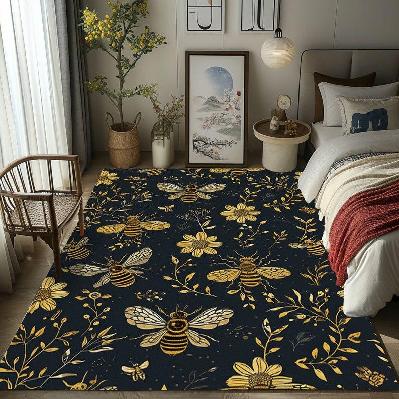 Vintage Goth Teppich für gotische Heimdeko Lila Rokoko Teppich Gotischer Fledermaus Teppich Schlafzimmerteppich für eklektische Heimdeko Halloween Dekoration